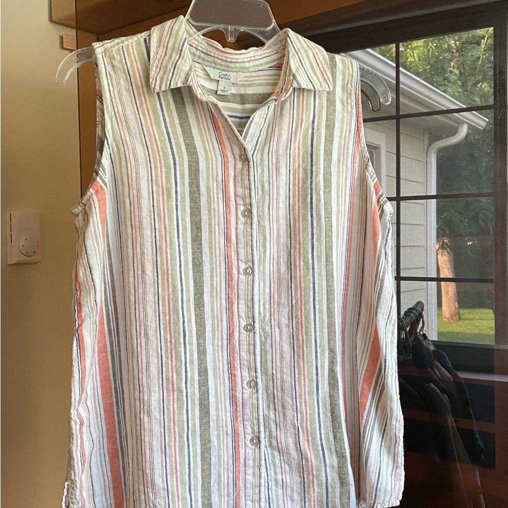 Croft & Barrow Striped Sleeveless